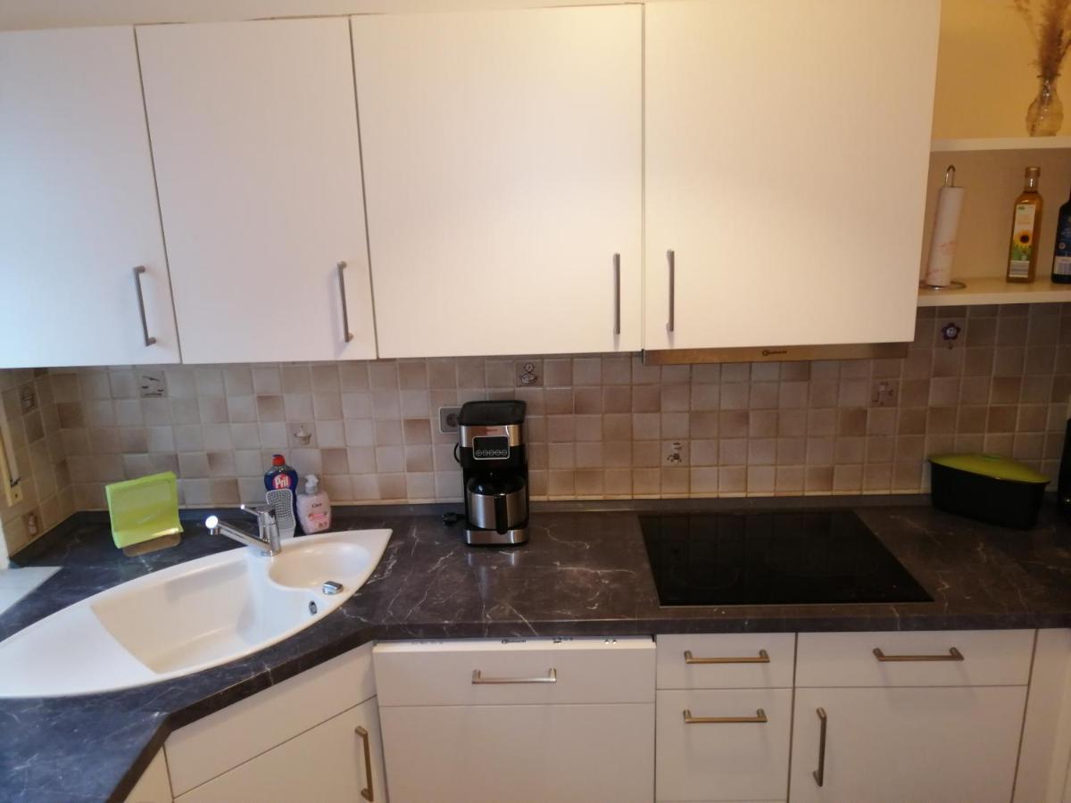 Ebenerdige Ferienwohnung mit großer Terrasse in der Nähe des Waldes, zum wohlfühlen Schoneck Exterior foto